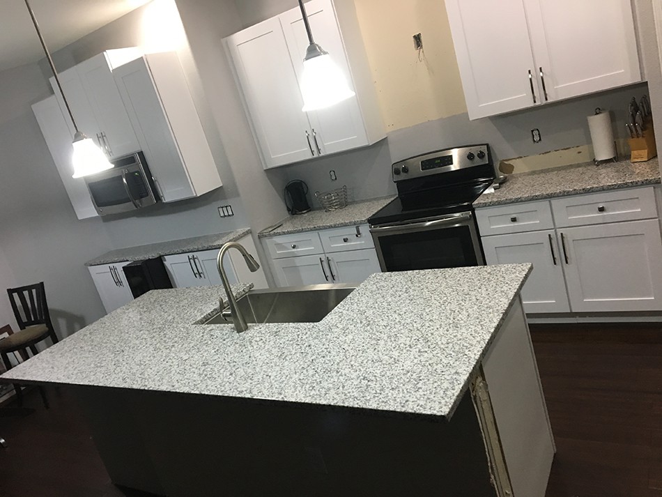 Bianco Sardo Granite kitchen top