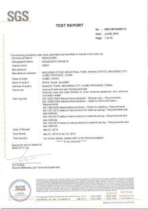 marble slabs Certificate marble slabs Certificate