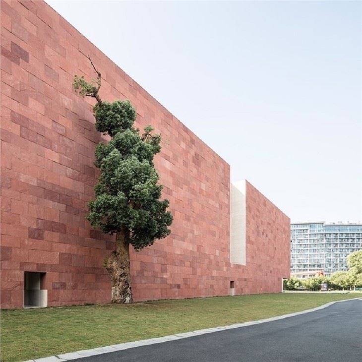 Red Sandstone Wall