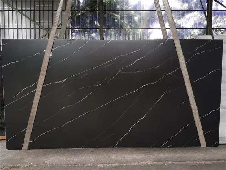 Black Marquina Sintered Artificial Stone